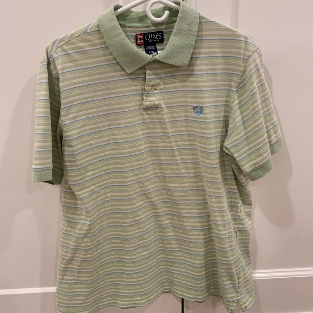 Chaps striped polo shirt
